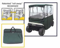Deluxe 3-Sided Golf Buggie Enclosure